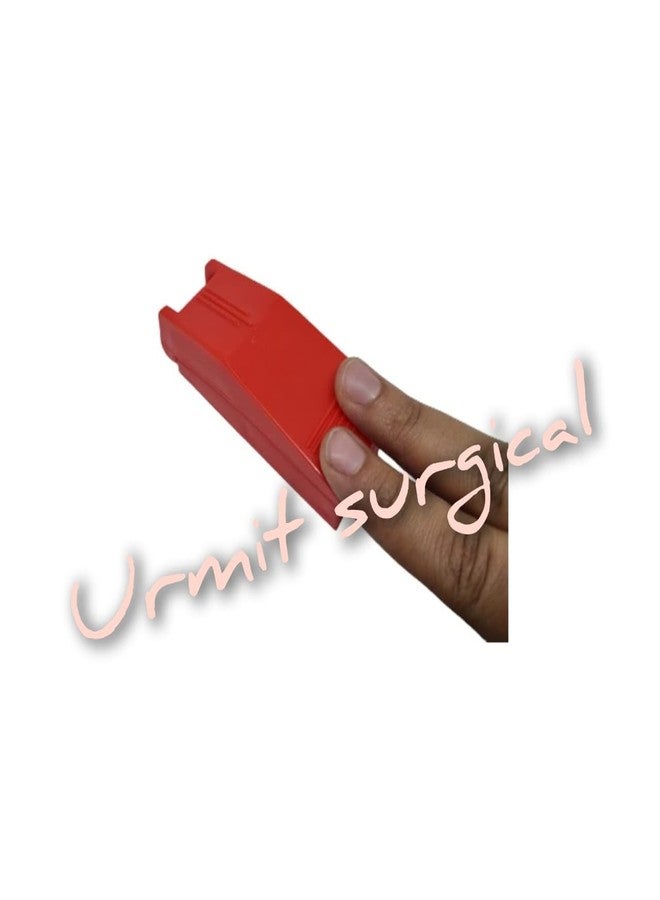 Urmit Surgical Plastic Portable Pill/Tablet Cutter, Divider Crushers & Splitters 1 Pc (Red) - Image 2
